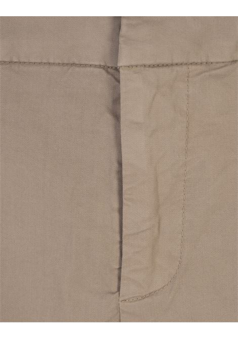 Pantaloni Gaubert Slim Chino In Gabardina Manopesca Taupe DONDUP | UP235-GSE046 IZ1718